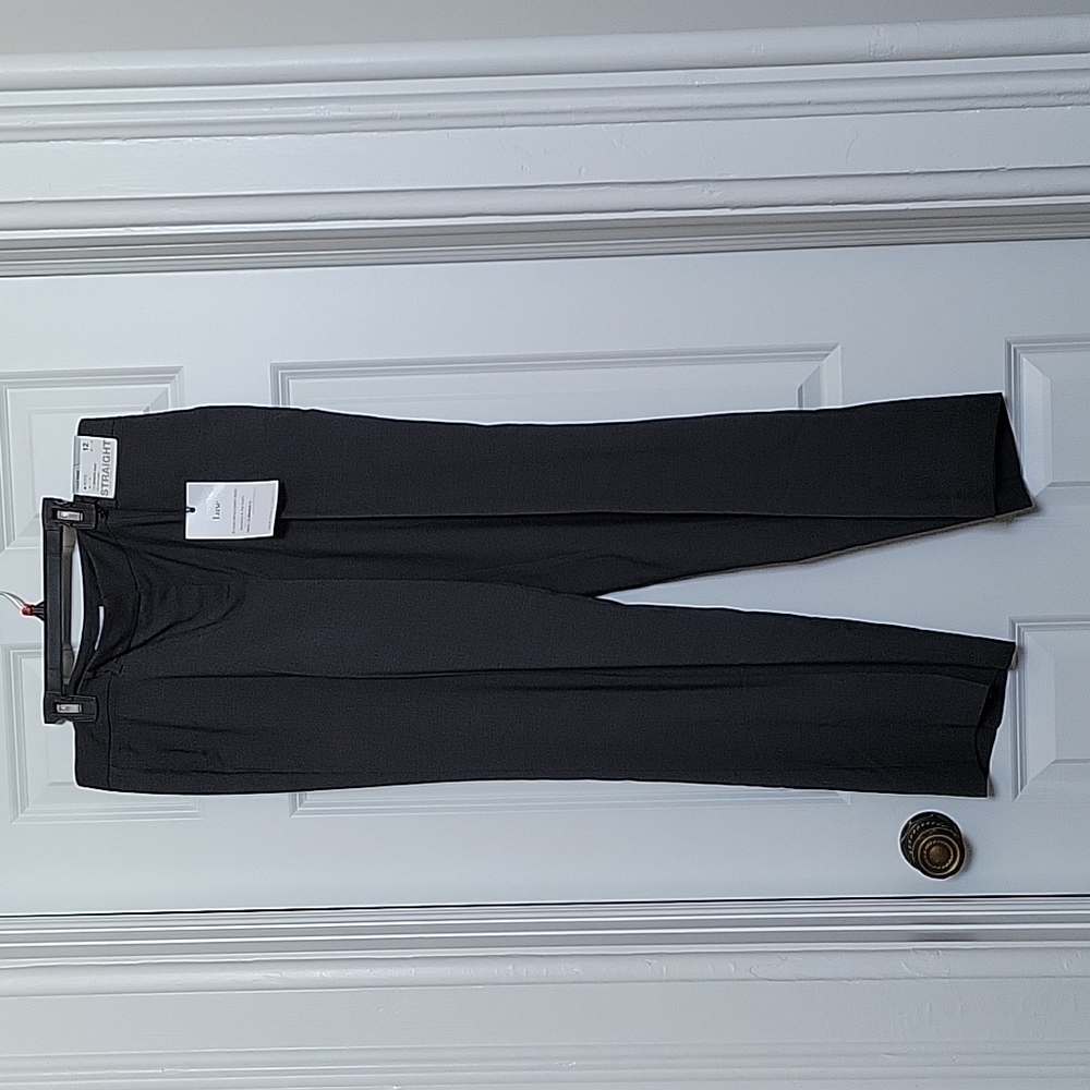 New York & Company 5th Avenue Pant, size 12 petite in dark gray